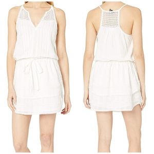 Halter white dress